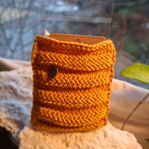 Zsákbamacska � Pamut ékszertartó meglepetés fülbevalóval Fényhullám, Ékszer, Fülbevaló, Lógó fülbevaló, Kötés, Horgolás, MESKA