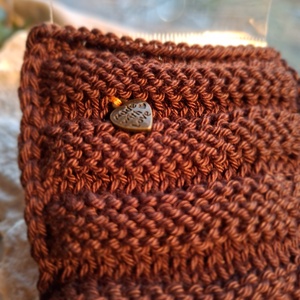 Zsákbamacska � Pamut ékszertartó meglepetés fülbevalóval Mélyáram - ékszer - fülbevaló - lógó fülbevaló - Meska.hu