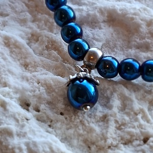 Hematit ékszerszett (karkötő, fülbevaló, medál) � Kék Nyugalom - ékszer - ékszerszett - Meska.hu