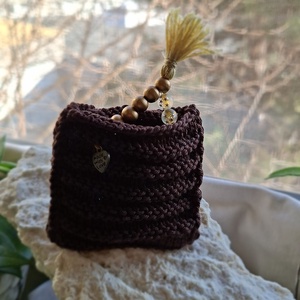 27 szemes fa mala karkötő � Arany színű (8mm) - otthon & életmód - dekoráció - spiritualitás - mala - Meska.hu