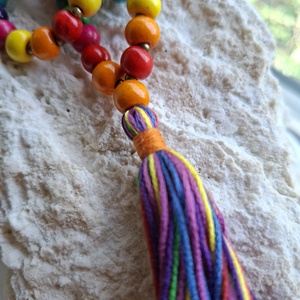 108 szemes mala � Boho színes - otthon & életmód - dekoráció - spiritualitás - mala - Meska.hu