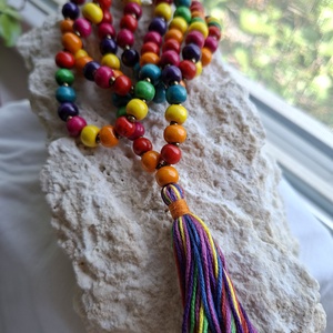 108 szemes mala � Boho színes - otthon & életmód - dekoráció - spiritualitás - mala - Meska.hu