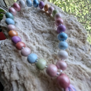 27 szemes mala karkötő � Cukorfelhő (8mm) - otthon & életmód - dekoráció - spiritualitás - mala - Meska.hu