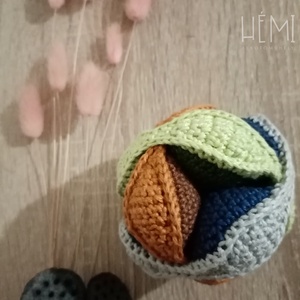 Ügyességi labda - játék & sport - készségfejlesztő és logikai játék - montessori szivárvány, waldorf játékok - Meska.hu