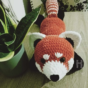 Pandi a vörös panda - játék & sport - plüssállat & játékfigura - maci - Meska.hu