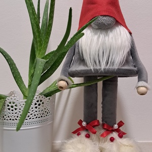 Karácsonyi manó  - karácsony - karácsonyi lakásdekoráció - karácsonyi manók, figurák - Meska.hu