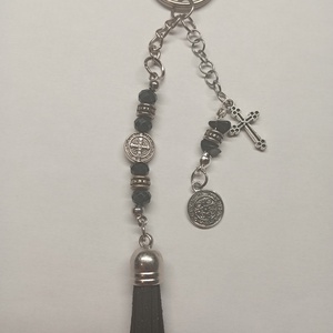 Kulcstartó - Szent Benedek  - táska & tok - kulcstartó & táskadísz - kulcstartó - Meska.hu