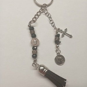 Kulcstartó - Szent Benedek  - táska & tok - kulcstartó & táskadísz - kulcstartó - Meska.hu