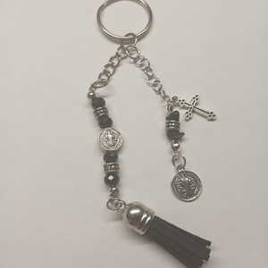 Kulcstartó - Szent Benedek  - táska & tok - kulcstartó & táskadísz - kulcstartó - Meska.hu