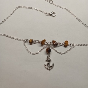 Ásványos choker medállal - esküvő - ékszer - nyaklánc - Meska.hu