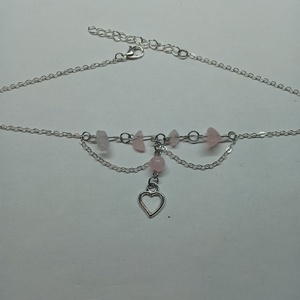 Ásványos choker medállal  - esküvő - ékszer - nyaklánc - Meska.hu