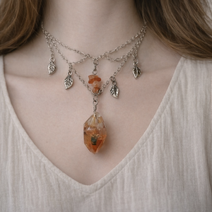 Ásványos choker  - esküvő - ékszer - nyaklánc - Meska.hu