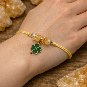 Citrin karkötő , Ékszer, Karkötő, Ásványkarkötő, Ékszerkészítés, Gyöngyfűzés, gyöngyhímzés, MESKA