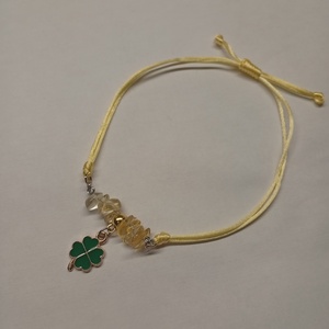 Citrin karkötő  - ékszer - karkötő - ásványkarkötő - Meska.hu