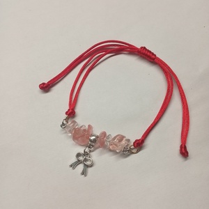 Ásványos karkötő medállal  - ékszer - karkötő - ásványkarkötő - Meska.hu