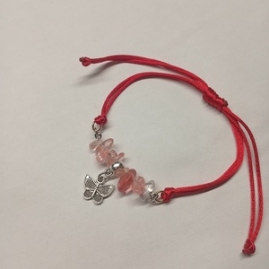 Ásványos karkötő medállal  - ékszer - karkötő - ásványkarkötő - Meska.hu