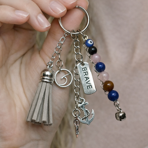 Bátorság kulcstartó  - Meska.hu