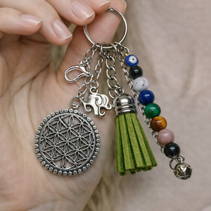 7 chakra kulcstartó  - táska & tok - kulcstartó & táskadísz - kulcstartó - Meska.hu