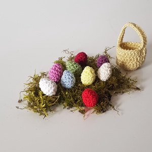 Mini tojás kosárral - Meska.hu