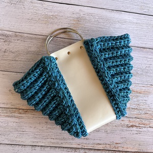 Horgolt kézi táska - táska & tok - kézitáska & válltáska - kézitáska - Meska.hu