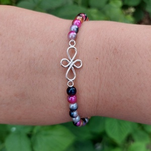 Minimalista charm karkötő - Meska.hu