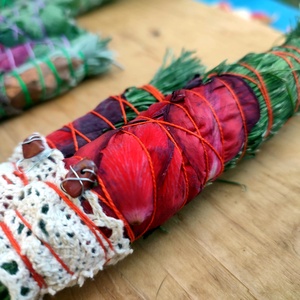 Belső hang - gyógynövény füstölő szett - otthon & életmód - dekoráció - spiritualitás - füstölő és füstölőtartó - Meska.hu