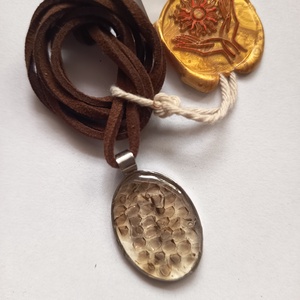 Transzformáció amulett siklóbőrrel, Ékszer, Nyaklánc, Medál, Ékszerkészítés, MESKA