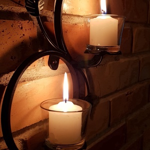 Fali gyertyatartó - otthon & életmód - gyertya, illat, aroma - gyertyatartó - Meska.hu