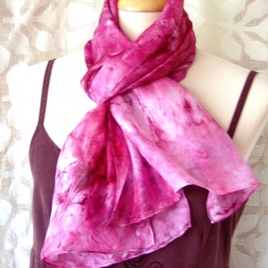 Kasvirág hernyóselyem sál -  - Meska.hu