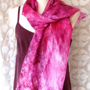 Kasvirág hernyóselyem sál -  - Meska.hu