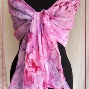 Áfonya hernyóselyem stóla - Meska.hu