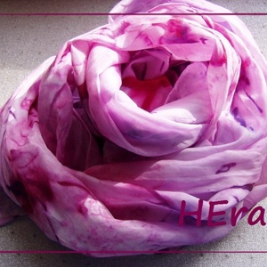 Áfonya hernyóselyem stóla -  - Meska.hu