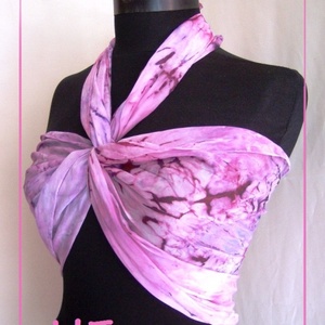 Áfonya hernyóselyem stóla -  - Meska.hu