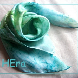 Karib hernyóselyem kendő - Meska.hu