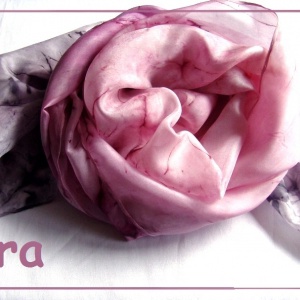 Pasztell grafittal hernyóselyem stóla -  - Meska.hu