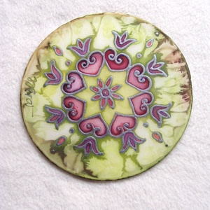  Mandala selyem ablakkép -  - Meska.hu