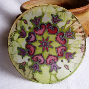  Mandala selyem ablakkép -  - Meska.hu