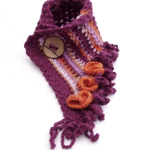 Horgolt boho nyakmelegítő (MINTA) - diy (csináld magad) - szabásminta, útmutató - szabásminta, útmutató - Meska.hu
