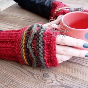 Tündér ujjatlan kesztyű kézmelegítő gyapjúból - ruha & divat - sál, sapka, kendő - kesztyű - Meska.hu