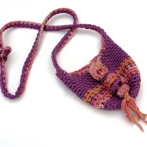 Pink boho rojtos övtáska - táska & tok - övtáska - Meska.hu