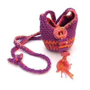 Pink boho rojtos övtáska - táska & tok - övtáska - Meska.hu