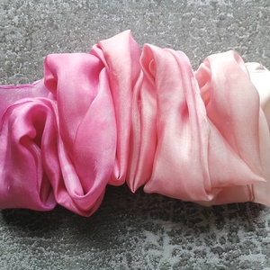 Mimóza pasztell hernyóselyem sál - ruha & divat - sál, sapka, kendő - sál - Meska.hu