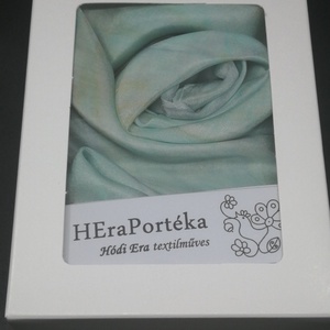 Pasztell márványos hatású hernyóselyem kendő megrendelésre készítés - ruha & divat - sál, sapka, kendő - sál - Meska.hu