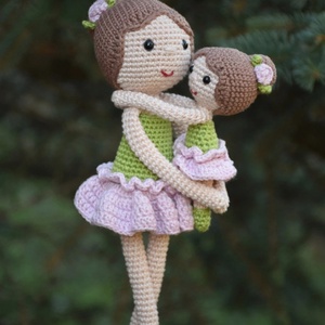 Anya és lánya baba - játék & sport - baba & babaház - baba - Meska.hu