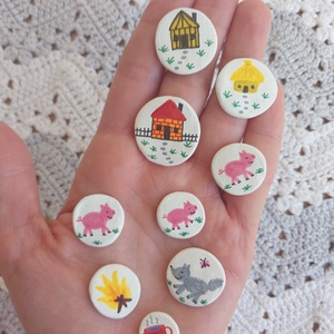 Mesekavics: A három kismalac és a farkas , Játék & Sport, Készségfejlesztő és Logikai játék, Oktató játékok, Gyurma, MESKA