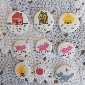 Mesekavics: A három kismalac és a farkas  - játék & sport - készségfejlesztő és logikai játék - oktató játékok - Meska.hu