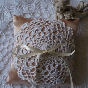 LACE VINTAGE. Gyűrűpárna. - esküvő - kiegészítők - gyűrűtartó & gyűrűpárna - Meska.hu