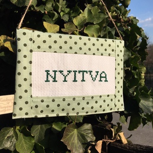 NYITVA-ZÁRVA tábla boltba, irodába - otthon & életmód - dekoráció - Meska.hu