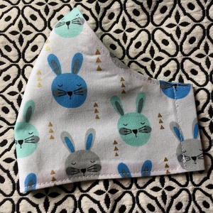  - - - - SALE / KIÁRUSÍTÁS - - - GLITTER BUNNIES. Kétrétegű arcmaszk., Ruha & Divat, Maszk, Arcmaszk, Női, Varrás, MESKA
