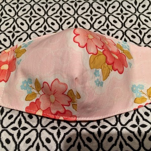  - - - - SALE / KIÁRUSÍTÁS - - - MARGUERITA FLORAL PINK. Kétrétegű arcmaszk. - ruha & divat - maszk, arcmaszk - férfi & uniszex - Meska.hu